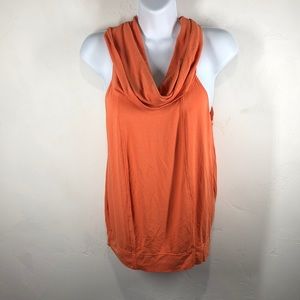 Max Edition orange sleeveless top size sp